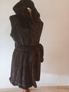 Smanicato di visone lungo