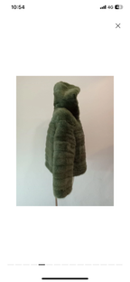 Giacca di visone verde