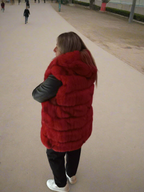 Smanicato di volpe rosso