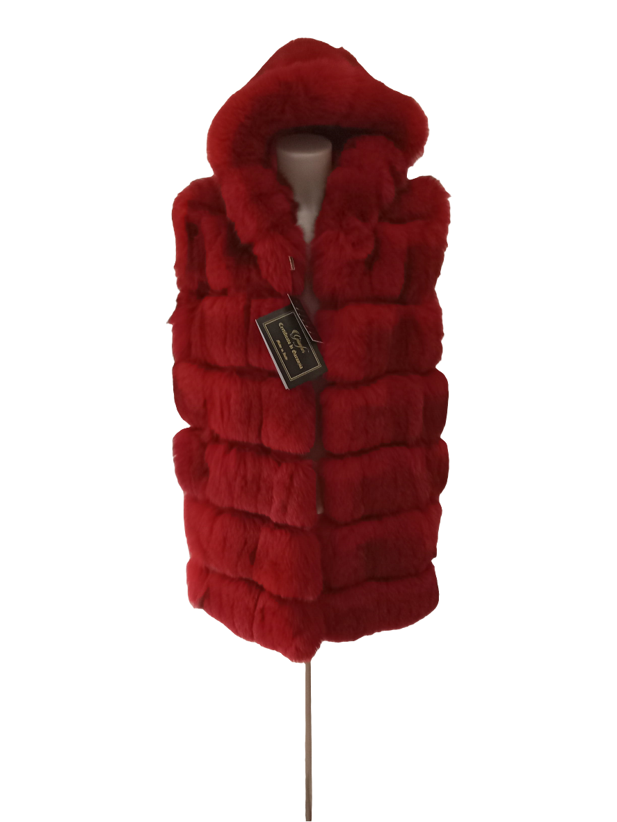 Smanicato di volpe rosso