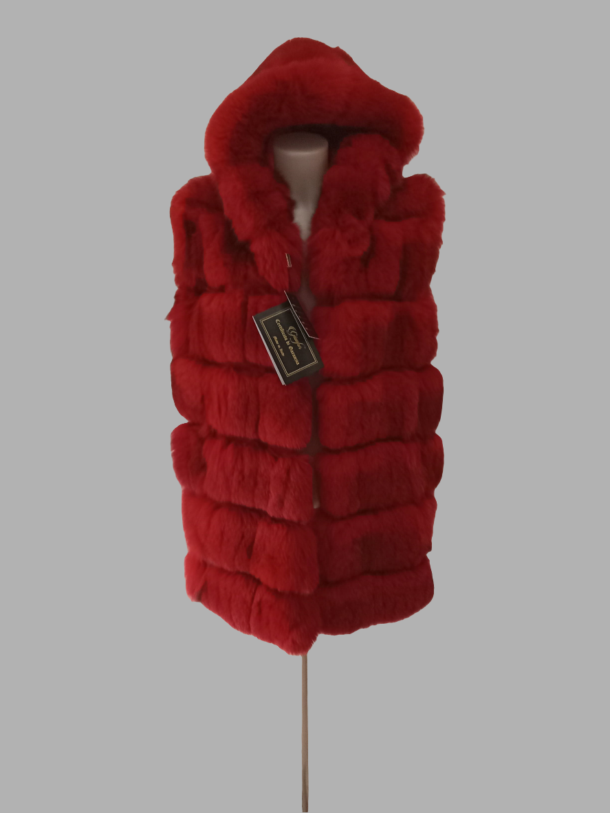 Smanicato di volpe rosso