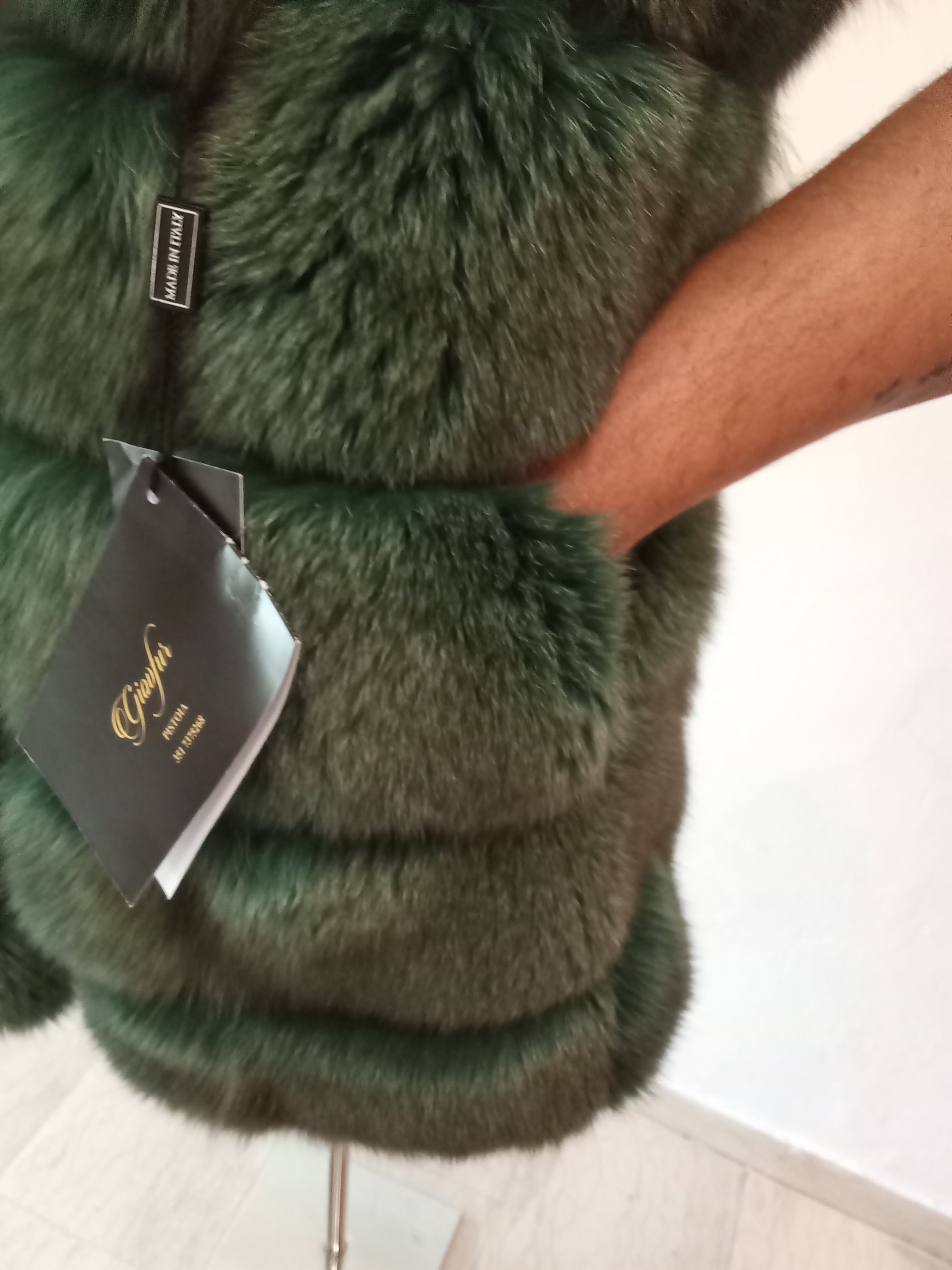 Smanicato di volpe verde